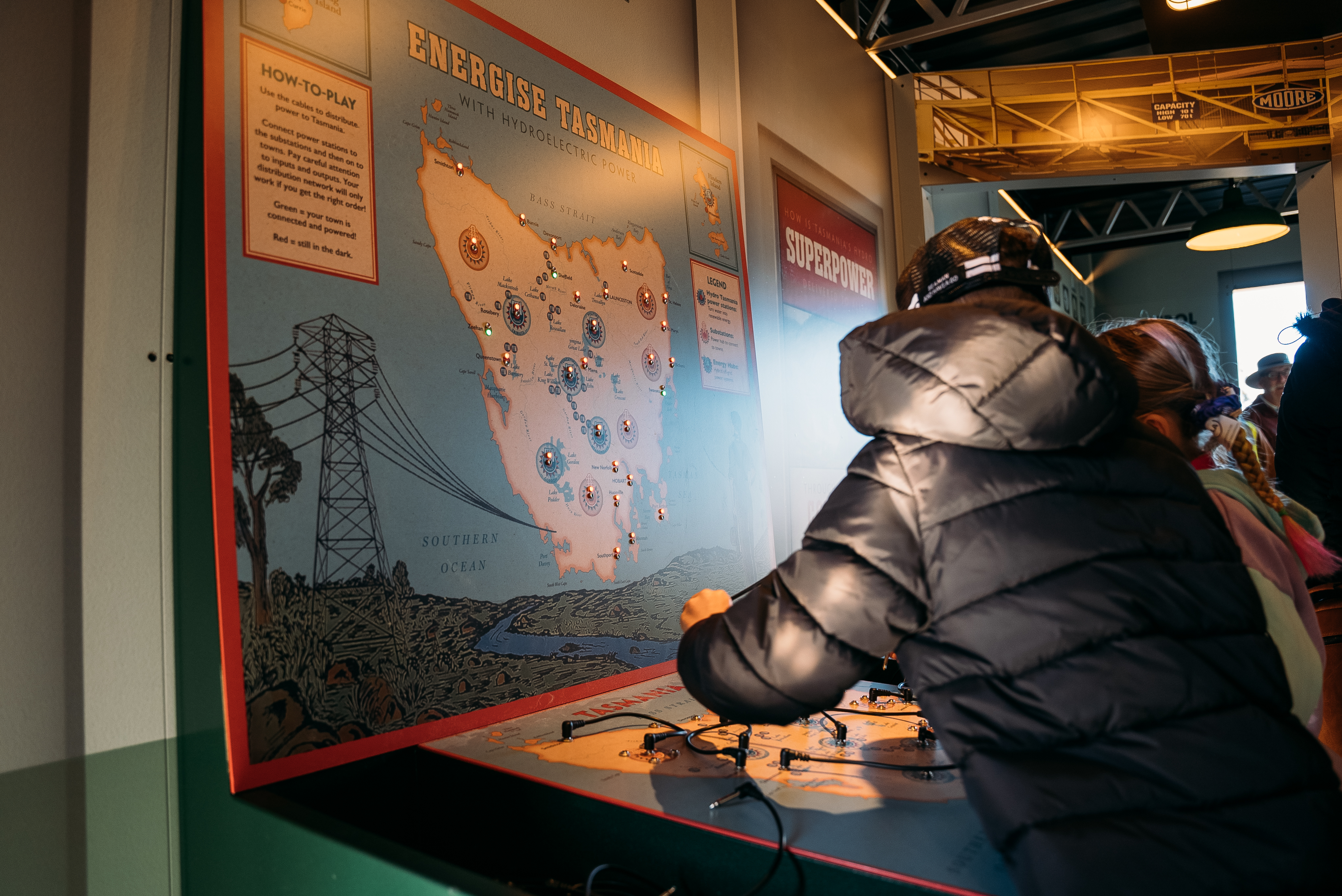 back of person playing game