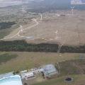 Currie Power Station_Aerial view of power station and Huxley Hill Wind Farm_King Island