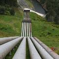 Tarraleah Power Station_The drop of the penstocks to the power station