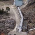 Rowallan penstock from the dam to the power station