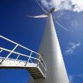 Bluff Point Wind Farm_Stairs to enter the turbine